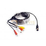 Кабель 4pin(мама) — 1video+1audio+2 power, 5 метров